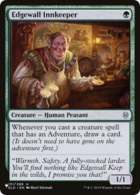 Edgewall Innkeeper, The List Reprints