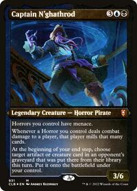 Captain N'ghathrod (Display Commander) - Thick Stock, Commander Legends: Battle for Baldur's Gate