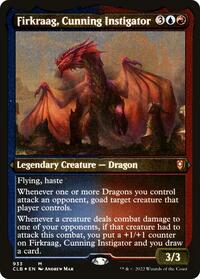 Firkraag, Cunning Instigator (Display Commander) - Thick Stock, Commander Legends: Battle for Baldur's Gate