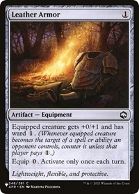 Leather Armor, The List Reprints