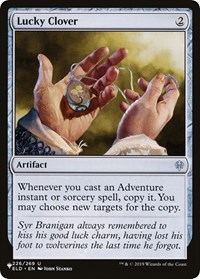 Lucky Clover, The List Reprints