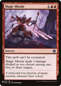 Magic Missile, The List Reprints