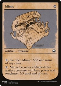 Mimic (Showcase), The List Reprints