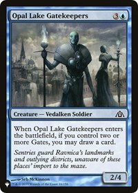 Opal Lake Gatekeepers, The List Reprints