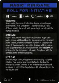 Magic Minigame: Roll for Initiative!, Commander Legends: Battle for Baldur's Gate