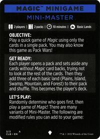 Magic Minigame: Mini-Master, Commander Legends: Battle for Baldur's Gate