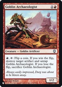 Goblin Archaeologist, The List Reprints