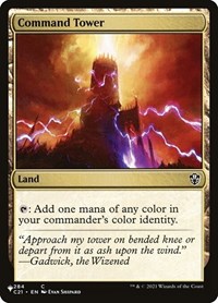 Command Tower (C21), The List Reprints