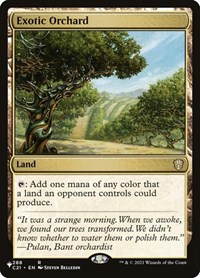 Exotic Orchard (C21), The List Reprints
