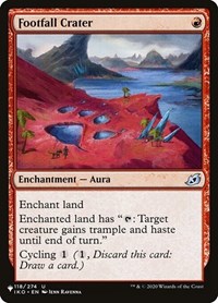 Footfall Crater, The List Reprints