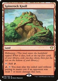Spinerock Knoll (C20), The List Reprints