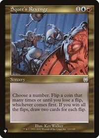 Squee's Revenge, The List Reprints