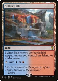 Sulfur Falls, The List Reprints