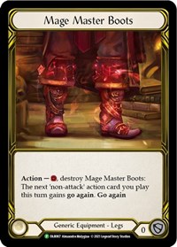 Mage Master Boots (Golden) - FAB067