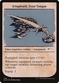 Icingdeath, Frost Tongue Token (Showcase), Secret Lair Drop Series