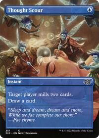Thought Scour (Borderless), Double Masters 2022
