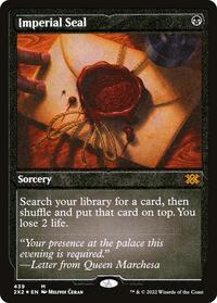 Imperial Seal (Foil Etched), Double Masters 2022