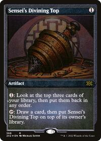 Sensei's Divining Top (Foil Etched), Double Masters 2022