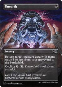 Unearth (Borderless), Double Masters 2022