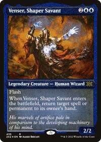 Venser, Shaper Savant (Foil Etched), Double Masters 2022