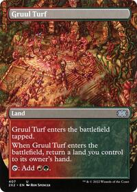 Gruul Turf (Borderless), Double Masters 2022