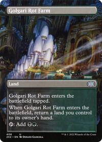 Golgari Rot Farm (Borderless), Double Masters 2022