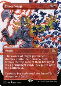 Chaos Warp (Borderless), Double Masters 2022