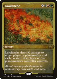 Lavalanche (Foil Etched), Double Masters 2022