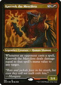 Kaervek the Merciless (Foil Etched), Double Masters 2022