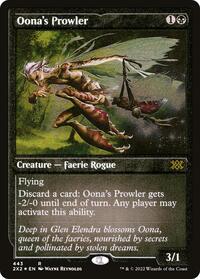 Oona's Prowler (Foil Etched), Double Masters 2022