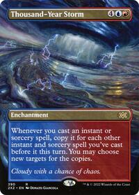 Thousand-Year Storm (Borderless), Double Masters 2022