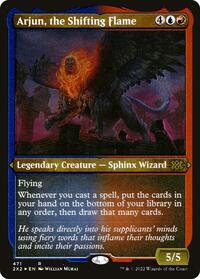 Arjun, the Shifting Flame (Foil Etched), Double Masters 2022