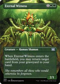 Eternal Witness (Borderless), Double Masters 2022