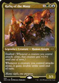 Rafiq of the Many (Foil Etched), Double Masters 2022