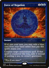 Force of Negation (Foil Etched), Double Masters 2022
