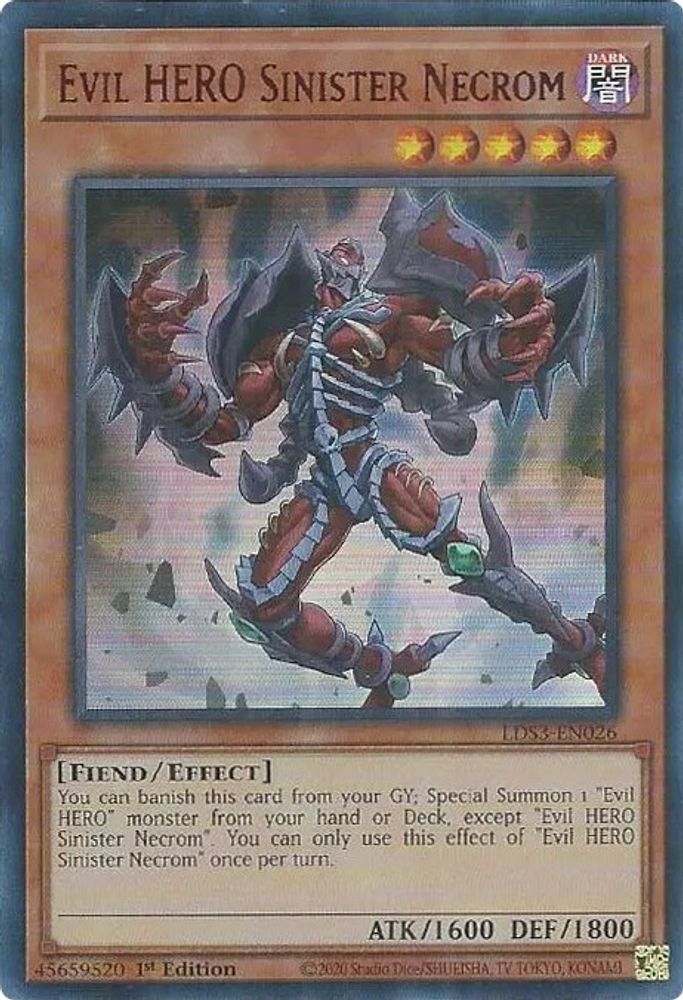 Evil HERO Sinister Necrom Red