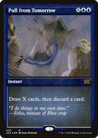 Pull from Tomorrow (Foil Etched), Double Masters 2022