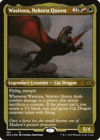 Wasitora, Nekoru Queen (Foil Etched), Double Masters 2022