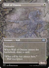Wall of Omens (Borderless), Double Masters 2022