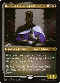 Kambal, Consul of Allocation (Foil Etched), Double Masters 2022