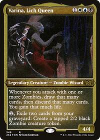 Varina, Lich Queen (Foil Etched), Double Masters 2022