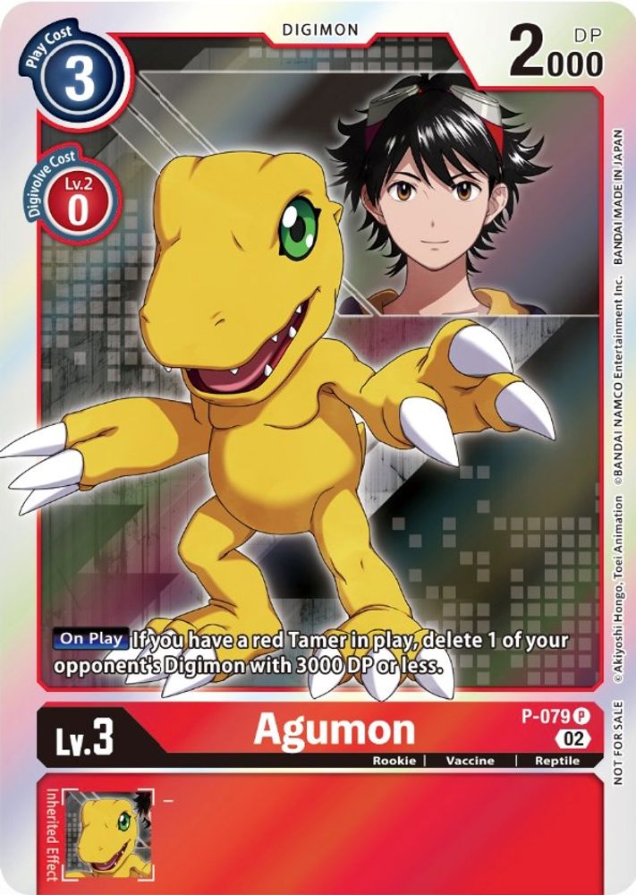 Agumon - P-079, Foil, front
