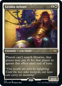 Leonin Arbiter (Foil Etched), Double Masters 2022