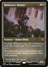 Monastery Mentor (Foil Etched), Double Masters 2022