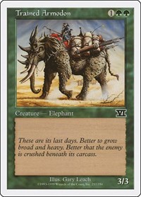 Trained Armodon, Classic Sixth Edition