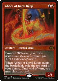 Abbot of Keral Keep (Foil Etched), Double Masters 2022