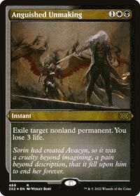 Anguished Unmaking (Foil Etched), Double Masters 2022