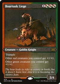 Boartusk Liege (Foil Etched), Double Masters 2022