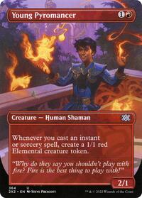 Young Pyromancer (Borderless), Double Masters 2022
