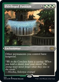 Privileged Position (Foil Etched), Double Masters 2022